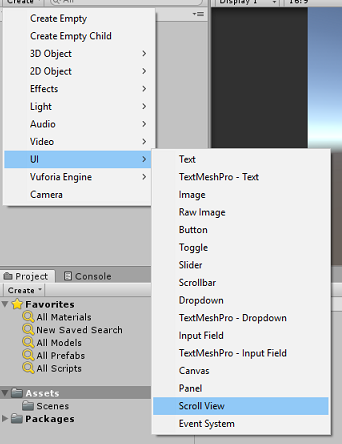 unity set volume scroll to current