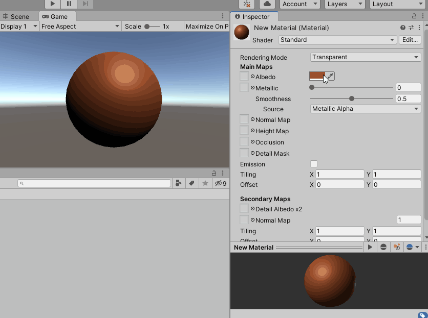 Unity] How to make an Object Transparent- STYLY